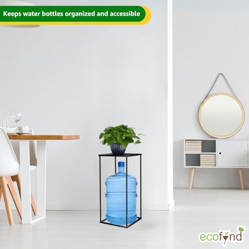 Image of ecofynd 1 Tier Water Dispenser Stand, Heavy Duty Water Cooler Storage Rack, 20 Litre Metal Bottle Holder for Home & Kitchen, Office, School, Hospitals, Restaurants(BS-PS040)