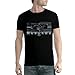 Ford Mustang Grigliata Uomo T-Shirt Nero L