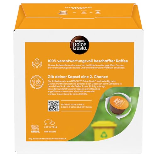 NESCAFÉ DOLCE GUSTO Latte Macchiato Kaffeekapseln 3er Pack (3 x 16 Kapseln)