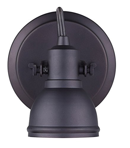 Image of Canarm ICW622A01ORB10 LTD Polo 1 Light Ceiling /Wall, Oil Rubbed Bronze with Adjustable Head, Oil-Rubbed Bronze (Pack of 6)