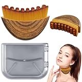 New Lymphatic Contour Face Brush,Lymphatic Drainage Massager for Chin & Neck,Ultra-Soft Bristles Suitable for All Skin Types,Portable Ergonomic Beauty Tool with Travel Case（1 Pcs）