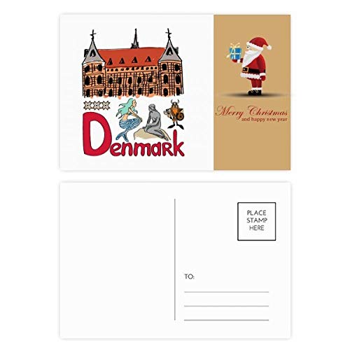Cartes postales Père Noël lot de 20 pour vos vœux de fin d'année en famille au coin du feu