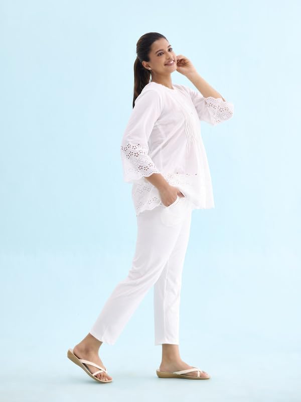 Image of GO Colors Women Rib Pant