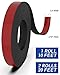 Magnetic Tape with Strong Adhesive Backing Flexible Magnet Strips for Fly Screen and Mosquito Net (10 Feet x 1/16