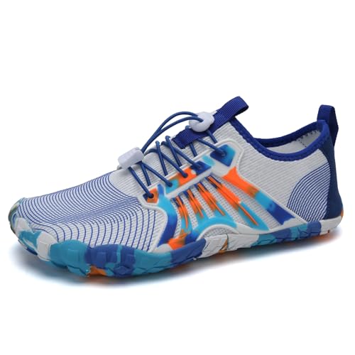 Image of Water Shoes for Men Barefoot Quick-Dry Aqua Sock Outdoor Athletic Sport Shoes for Kayaking, Boating, Hiking, Surfing, Walking
