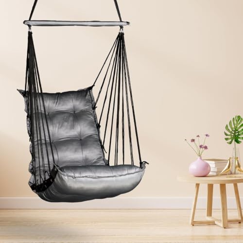 Curio Centre Soft Cotton Hammock Hanging Swing Chair/Swinging Ham...