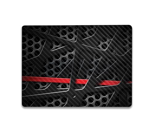 Image of MightySkins Carbon Fiber Skin Compatible with Microsoft Surface Laptop Go 3 (2023) Full Wrap Kit - Tech Web | Protective, Durable Textured Carbon Fiber Finish | Made in The USA