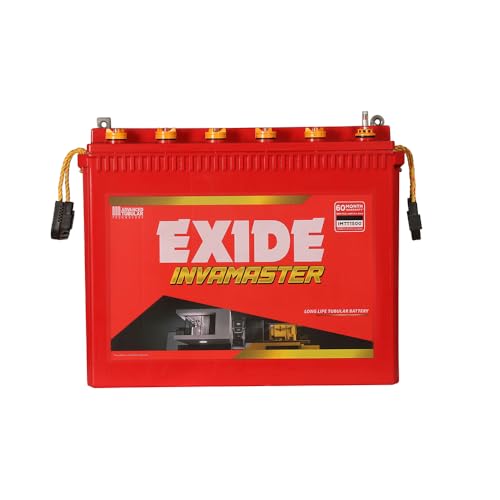 EXIDE INVAMASTER IMTT1500, 12V 150Ah Tall Tubular Inverter Battery for Home and Office with Warranty - 60 Months (36 FOC+24Pro Rata)