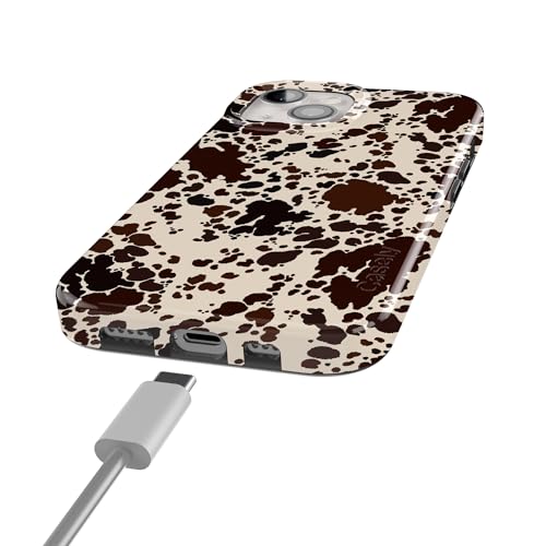 Casely iPhone 15 Case | Cowgirl Envy | Cow Print | Compatible with MagSafe | Classic Ultra Slim Design by Casely - Used condition - Image 6