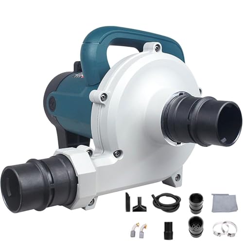 Daunenfüllmaschine Elektrisches Doppelzweck Blas- und Sauggerät mit 6 Geschwindigkeitseinstellung, inklusive 6M und 10M Rohr