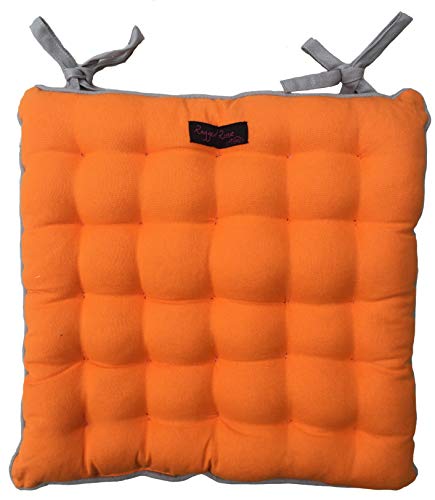 Ragged Rose 40 cm x 40 cm Outdoor Seat Cushions - Dining Chairs, Patio, & Lounge Area Garden Seat Pads - Cotton Seat Cushions for Garden Chairs & Sofas