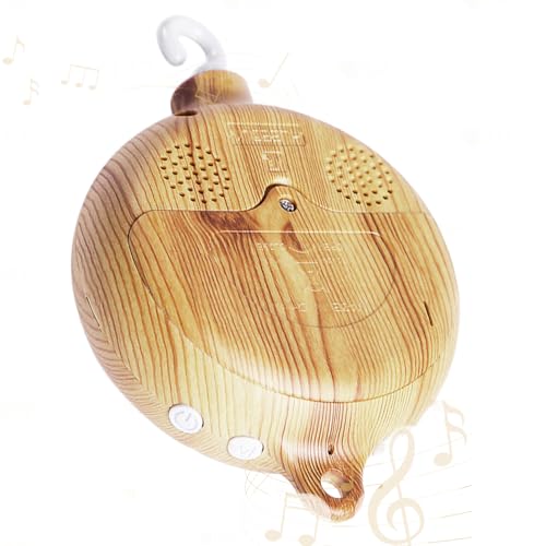 Mobile Spieluhr Baby, Afenau Holzoptik Mobile Motor Batterie, Mobiles...