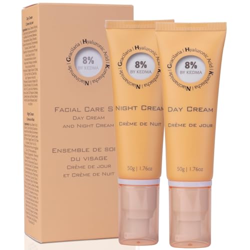 Set crème jour et nuit anti-âge hydratantes au collagène pour tous types de peau