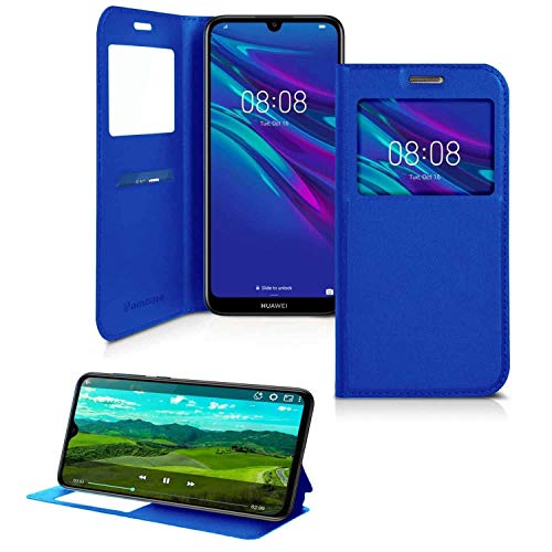 iPOMCASE Coque Protection Porte Carte pour Huawei Y5 2019, Bleu - Image 2