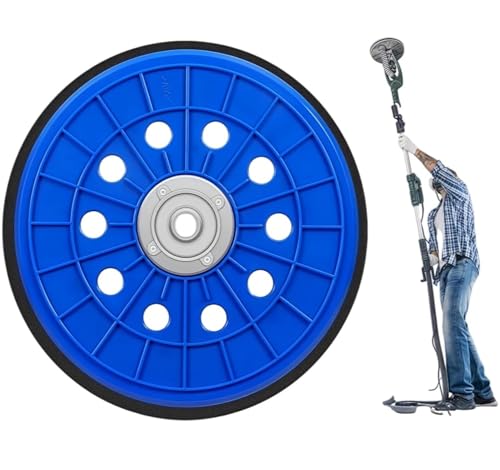 Schleifteller 225mm für Wandschleifer passend für DWS225BT DC R und für Scheppach DS 200 210 900 920 930 10 Loch Klett ideal zum Schleifen und Polieren perfekt für Baustelle
