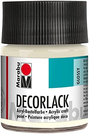 Marabu Decorlack Acryl Magenta – 50 Ml, Hochglänzender, Wetterfester Acryllack Für Basteln, Holz & Mehr