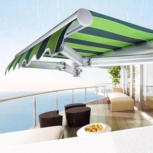 Toldo retráctil de poliéster 280g de 800x300 cm para terraza 2