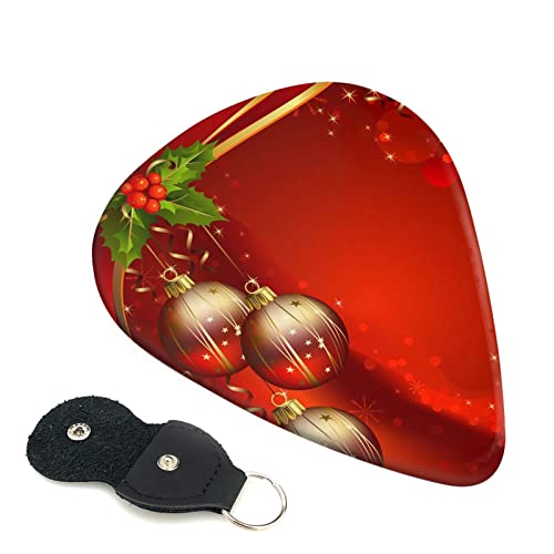 Christmas Red Lantern Lot de 6 médiators pour guitare acoustique, guitare électrique, basse, ukulélé – fin, moyen et… - Les Beatles, Paul McCartney, John Lennon, RIngo Starr, George Harrison Christmas Red Lantern Lot de 6 médiators pour guitare acoustique, guitare électrique, basse, ukulélé – fin, moyen et…