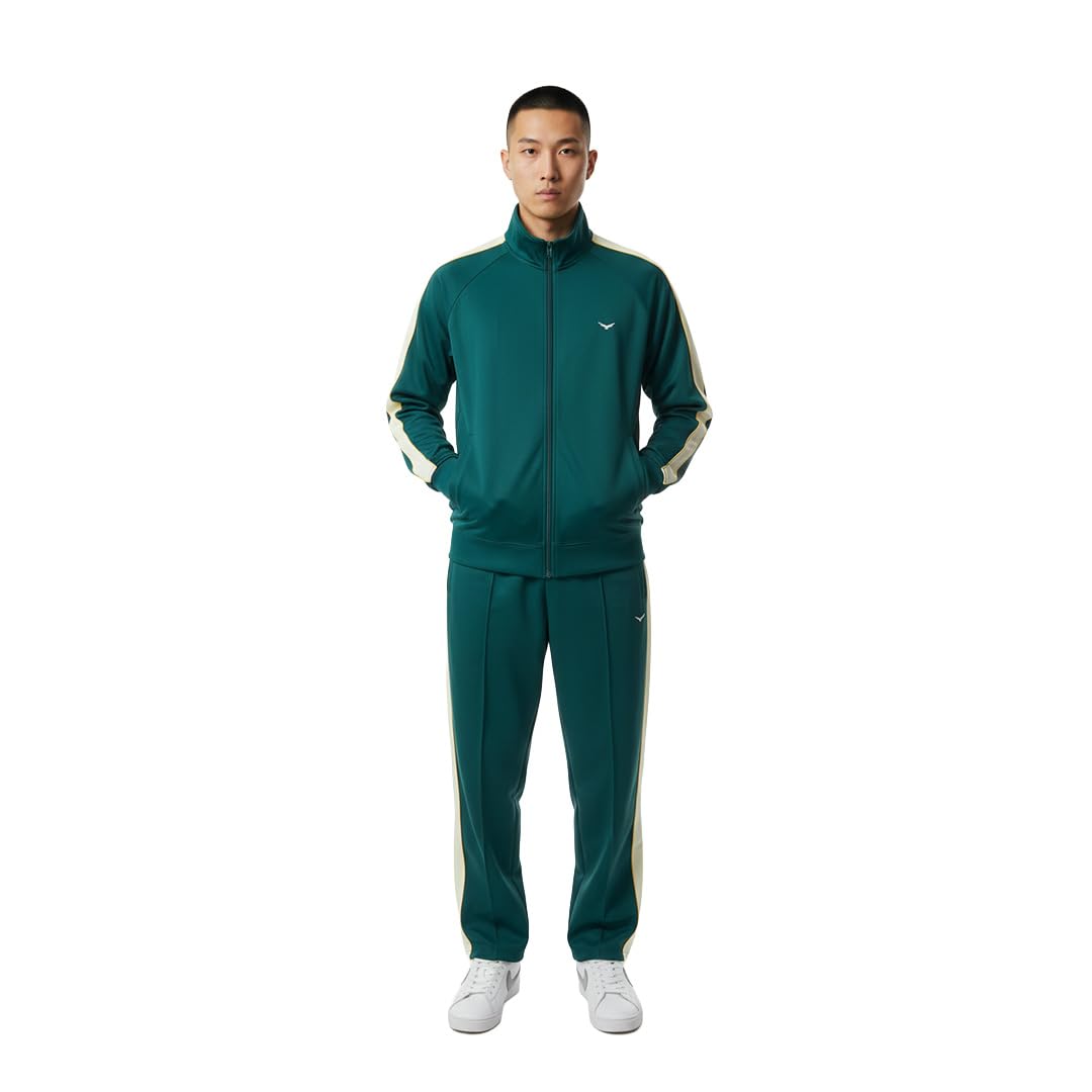 nobero Men Oversized Printed Tracksuit(1M-LWTS-R0001-VB3_Verdigris Blue_M)-picture-47