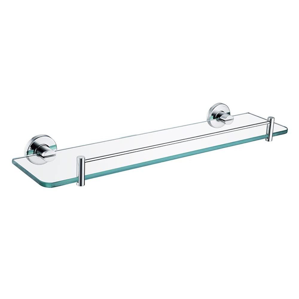 DOUYUANSHI Shower Caddy Bathroom Shelf Floating Shelves 2021 Glass Shelf Bathroom Kitchen Shelf Single Tier Wall Mount Bath