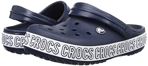 Image of Crocs Boy's Navy /White Clogs - J6 (205992-462)
