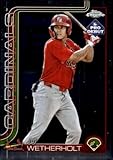 2025 Topps Pro Debut Chrome Baseball PDC-94 JJ Wetherholt Palm Beach Cardinals Official MILB Trading Card (Stock Photo Shown, Near Mint to Mint Condition)