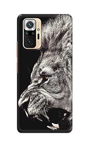 Image of Roaring Lion Hard Back Case Cover for Redmi Note 10 Pro / 10 Pro Max Back Cover -(J5) VNS2225