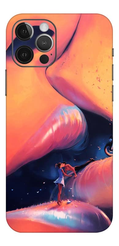 Image of Mobile Skin Sticker Compatible with Apple iPhone 12 Pro Skin Not Back Cover, Camera & Back Protector Mobile Skin Wrap; iPhone 12 PRO-KE-116