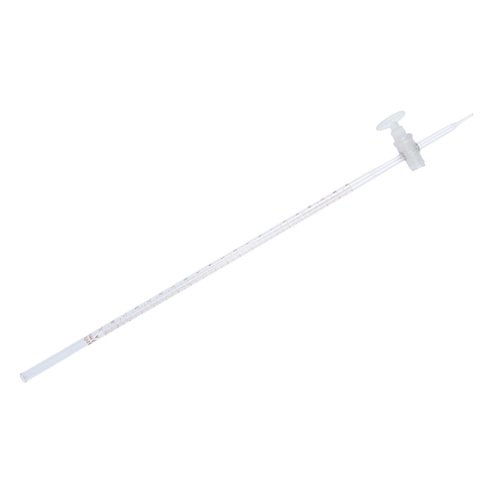 Un Verre 1 Pc Burette pipette de titrage acido-basique support de porte-lunettes ardoise outil instrument en verre escalader Provisions fournitures de classe verrerie clé