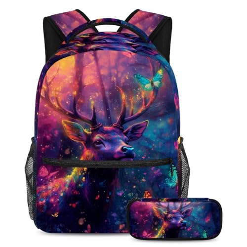 Sac à dos grande capacité pour ranger tous les cours sans douleur au dos avec trousse