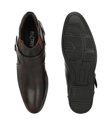 Image of MACTREE PU Leather Men's Formal Ankle Boots