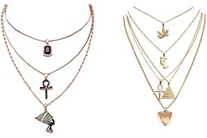 Gold Egypt Pendant Necklace: Embark on a Majestic Journey Through Ancient Africa