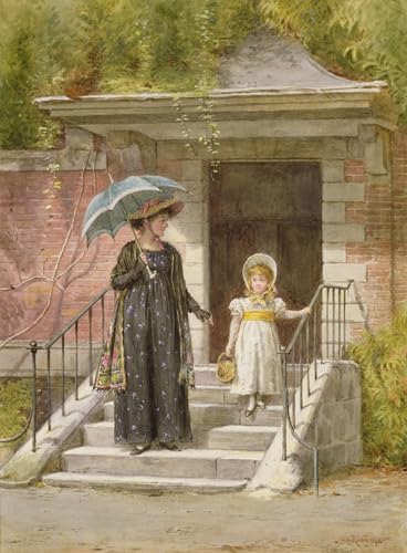 Affiche George Goodwin Kilburne : impression sur toile Faire du shopping 60x90cm pour bureau