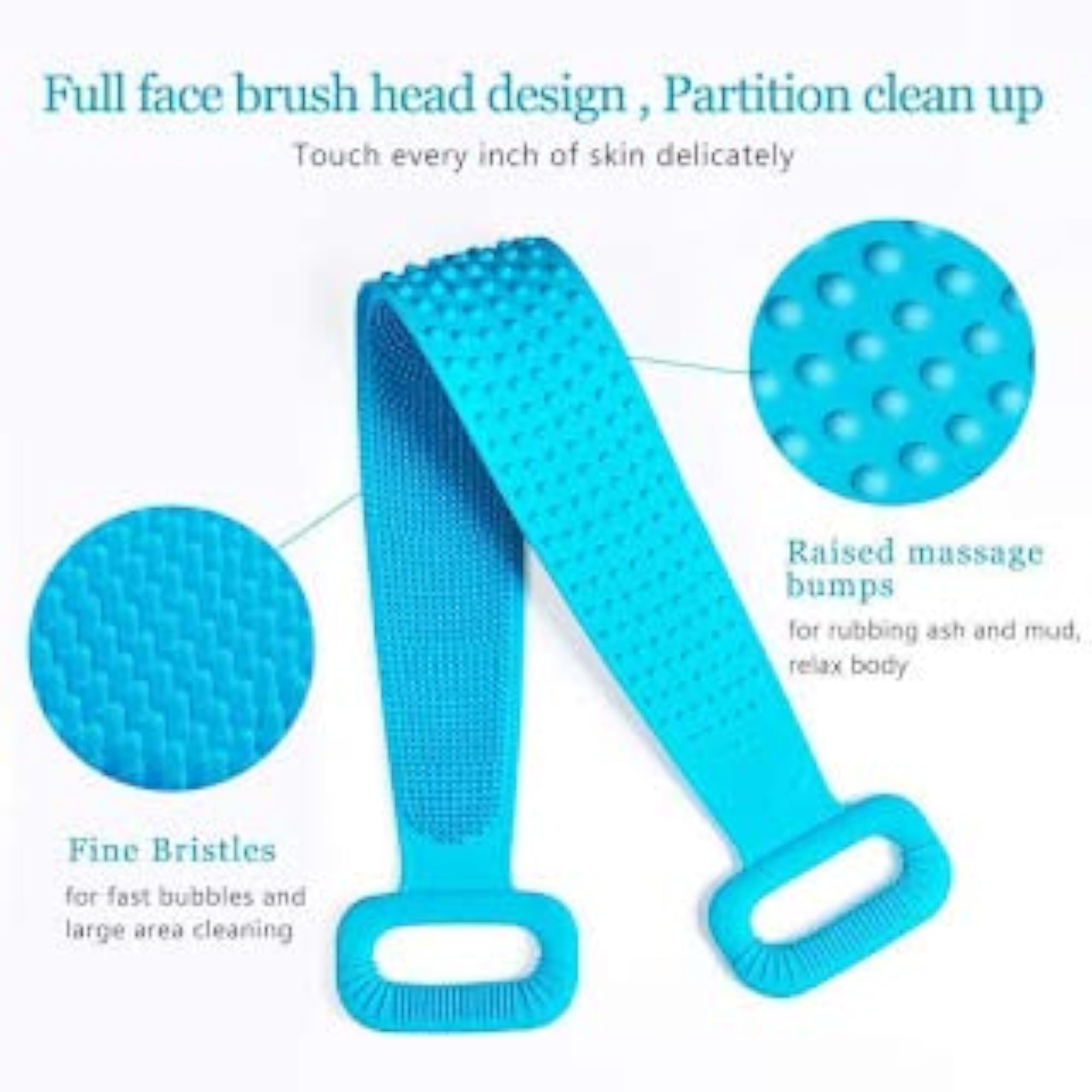 Double Side Bathing Brush for Deep Cleaning Massage