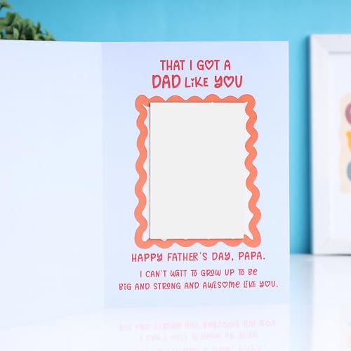 Image of Oye Happy - Magic Mirror Card for New Dads - Father's Day Greeting Card with Mirror Surprise | Best Dad Ever