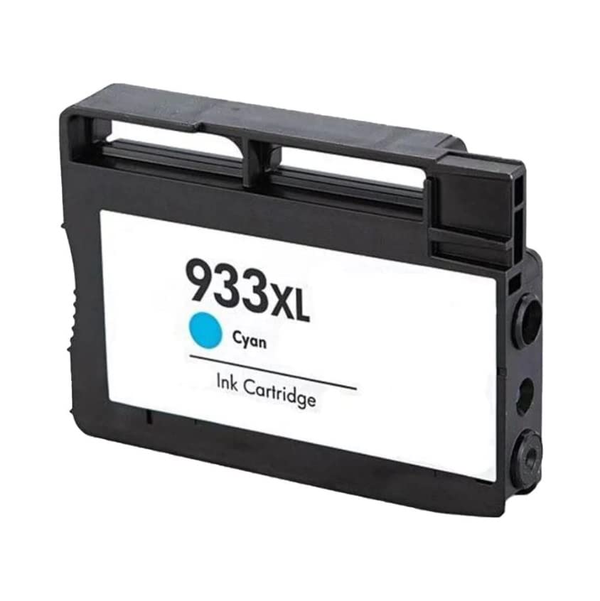 Cartucho De Tinta HP 933XL Cian Original - Alta Capacidad, Compatible Con OfficeJet 6100, 6600, 6700, 7110, Etc.