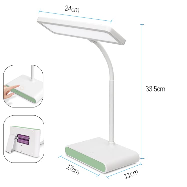 Lampada Da Scrivania LED Portatile Ricaricabile USB – 3 Livelli Luminosità, Touch Dimmerabile, Per Lettura E Hobby (Batteria 1800mAh)
