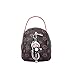 Produktbild GYCZCRucksack Mini Handytasche Mode Anhänger Persönlichkeit Kette Schulter Umhängetasche Leichte Rucksack Wandern Rucksack Mode Lässig Dame Rucksack Elegante Roten Griff (Gürtel + Kette)