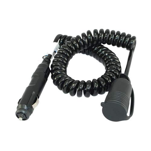 Conntekup to 6-Feet Auto DC 12-Volt Coiled Extension Cord Plug with 10-Amp Fuse