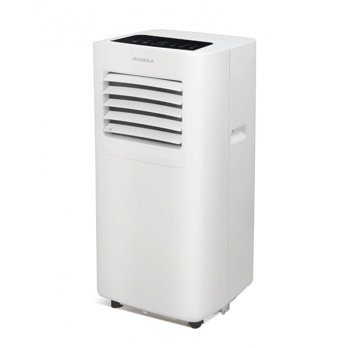 Climatiseur Mobile, 7000 BTU/​h, 2,​06 kW, 2 Vitesses, Déshumidification 19,​2 L/​J, Blanc