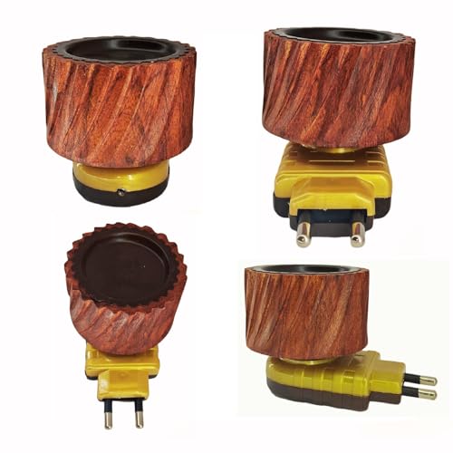 Image of AL- FALAH Kapoor Dani Electrical | Aroma Burner Electric | Wooden Kapoor Dani | Camphor Burner | Aroma Diffuser | Camphor Diffuser Electric | Wooden Electric Incense Burner