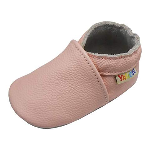 YALION Chaussons Bébé Cuir Souple Cover