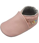 YALION Krabbelschuh Babyschuh Lauflernschuh Jungen Mädchen Baby Weicher Flexibles Leder mit Mokas...
