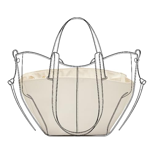 OAikor Nylon Polene Cyme Bag Organizer, 4 Pockets, Beige