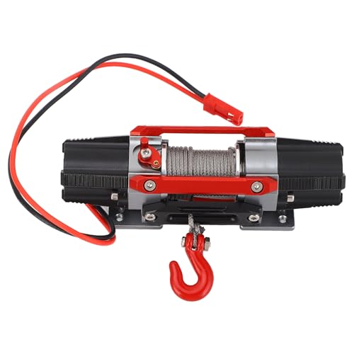 Winche eléctrico doble motor para autos RC 1/10 y 1/8 miniatura 4