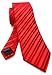 Neckties by Scott Allan - Red on Red Striped Mens Tie