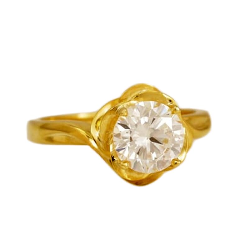 Bague solitaire en argent 925 anti-ternissement pour un éclat durable garanti