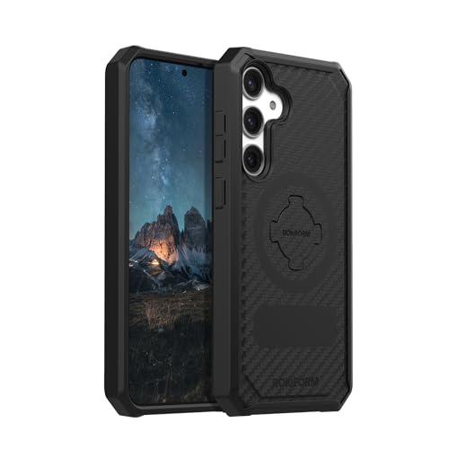 Image of Rokform - Galaxy S24 Plus Case, Rugged Series, Magnetic Case with Twist Lock, Drop Tested Armor (Black)