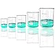 ONiLAB Glasmessbecher-Set 50 ml 100 ml 250 ml 500 ml 1000 ml (5er-Pack) 3.3 Boro Griffin Low Form mit bedruckter Graduierung Wissenschaftliche Glaswaren für Labore, Klassenzimmer oder den Heimgebrauch