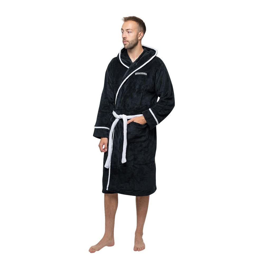 The Beatles Bathrobe Abbey Road Band Logo Official Black Unisex L